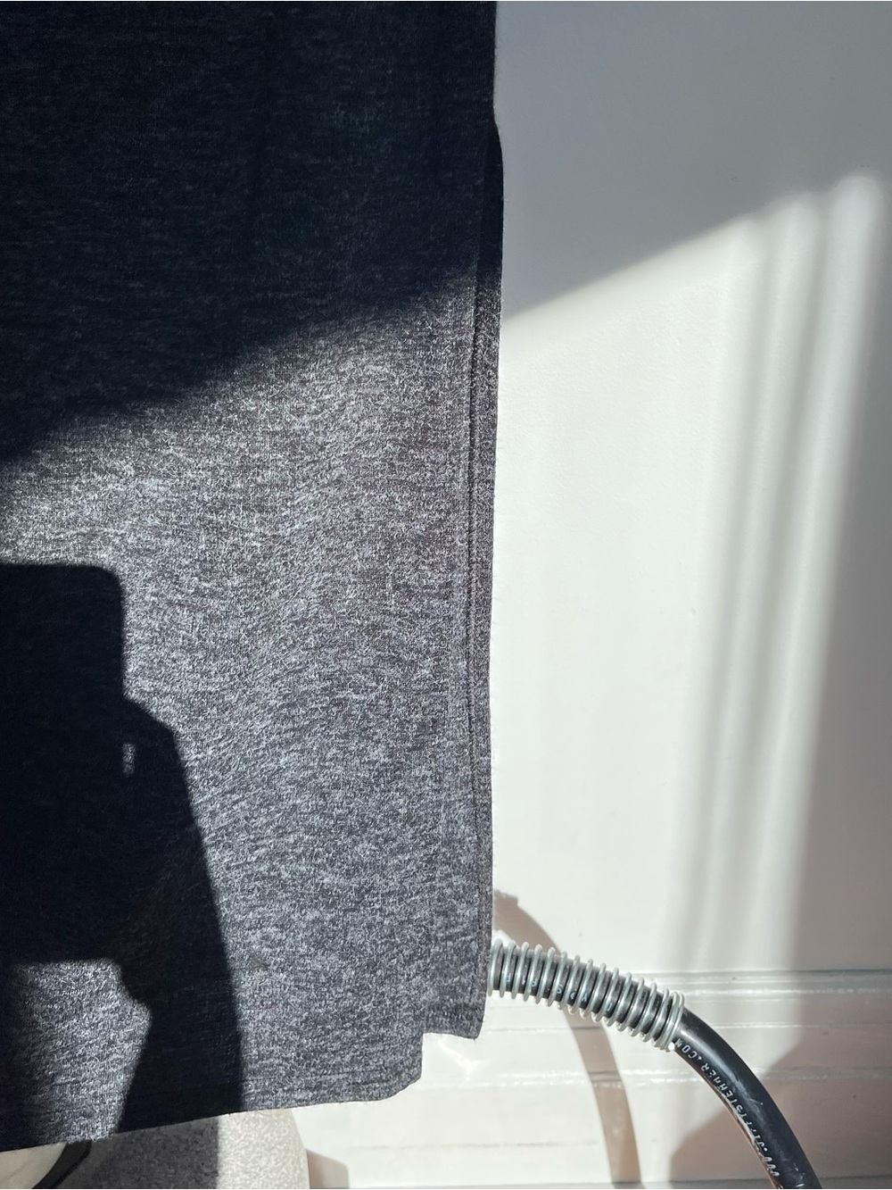 Vintage Garage Charcoal Heather Maxi Skirt - Picture 5 of 8